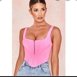 House of Cb pink corset